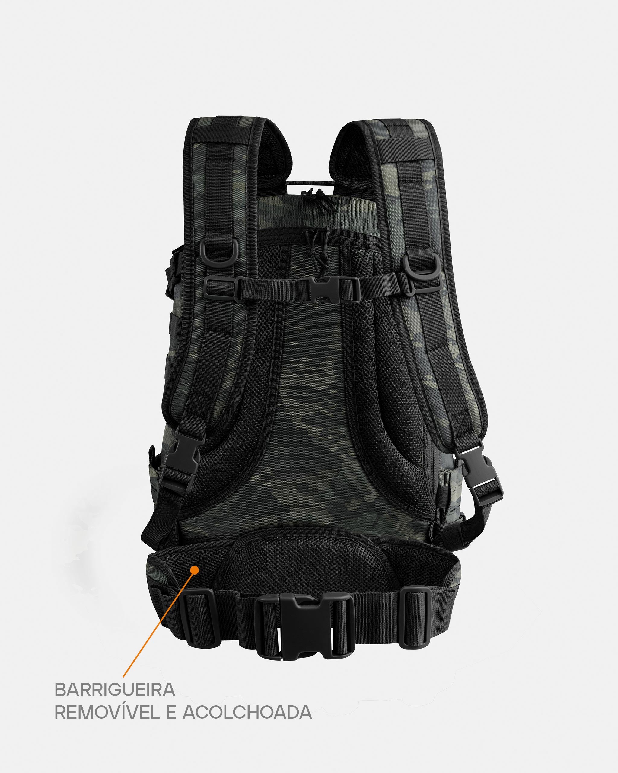Mochila Mission 2.0 - Warskin Black - INVICTUS