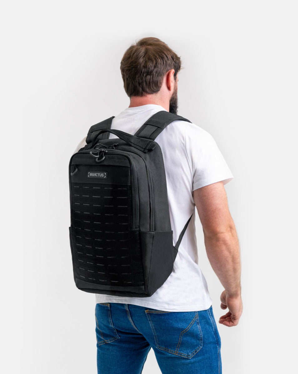 Mochila Tática Citizen PRO 20L - 12H - Preta - INVICTUS