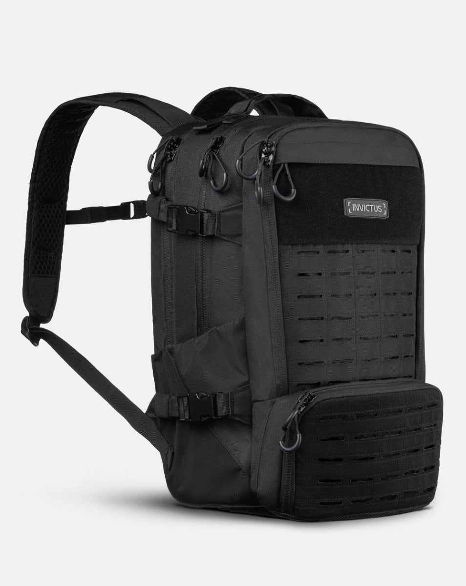 Mochila Tática Rover PRO 30L - Preta - INVICTUS