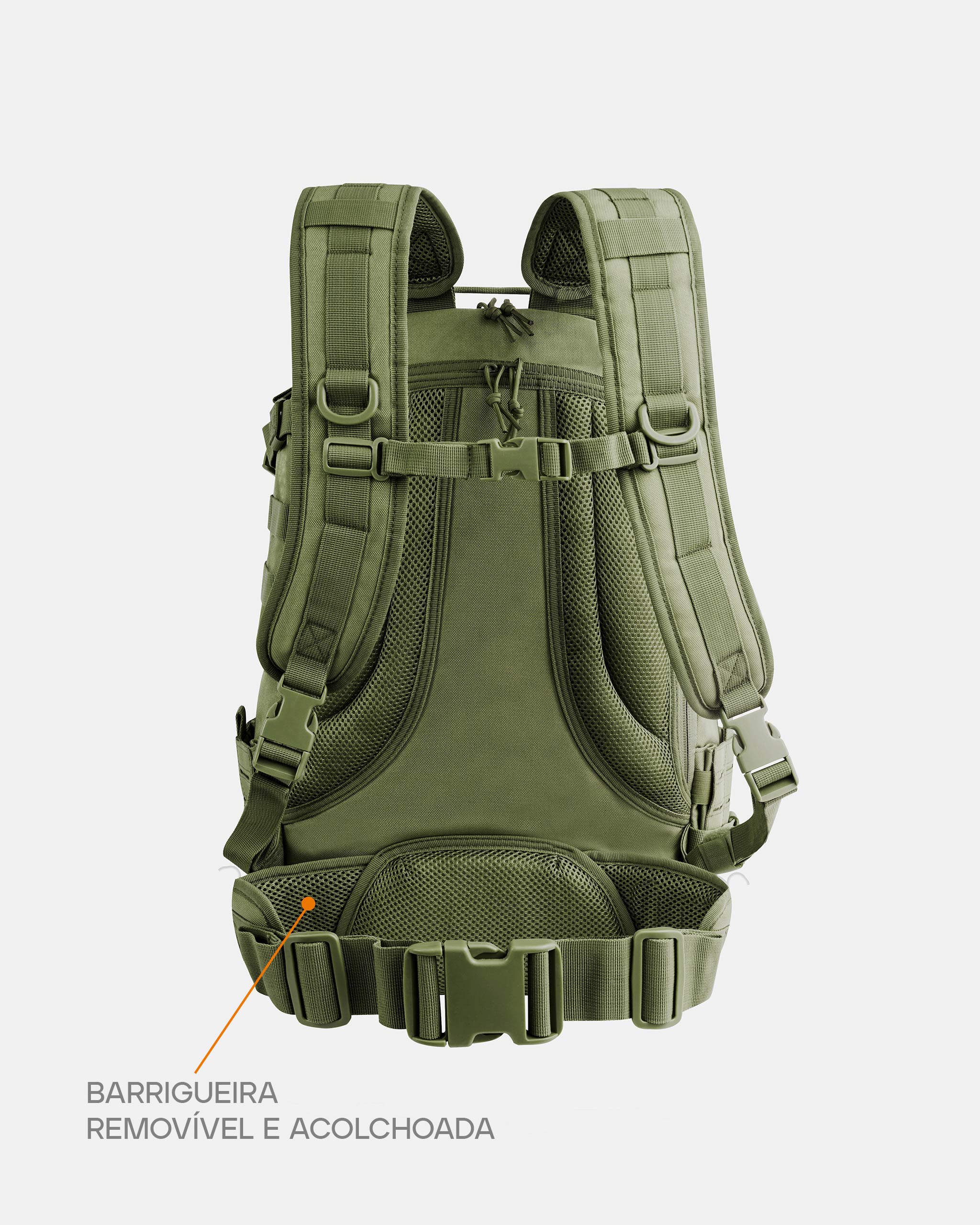 Mochila Mission 2.0 - Verde - INVICTUS